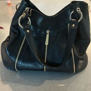 Michael Kors LG Black shoulder tote